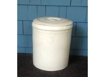 ANTIQUE EIGHT GALLON CROCK