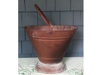 NINETEENTH CENTURY VICTORIAN SOLID COPPER BASKET