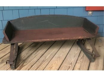 ANTIQUE BUGGY OR WAGON SEAT