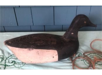 LONG ISLAND-MADE BRANT DECOY. IT WAS MADE BY BILL BROWN OF BABYLON.