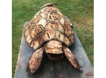 FOLK ART TURTLE