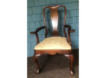 EXCEPTIONAL HANDMADE BLACK WALNUT KINDEL CHAIR