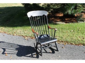 Lovely Antique Hitchcock Style Rocking Chair