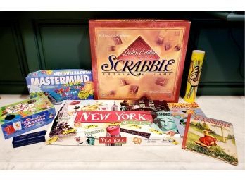 Assorted Family Board Games, Book, Comics, Hohner Harmonica And More