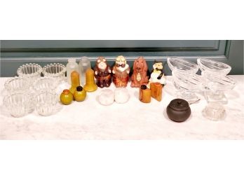 Vintage Salt Cellars & Salt & Pepper Shaker Collection