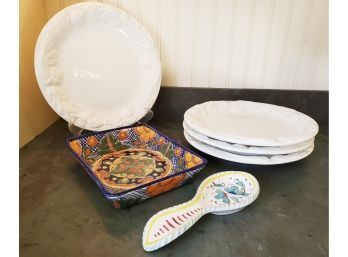 Vintage Italian & Mexican Pottery Plates & More