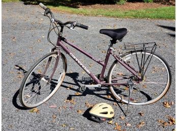 1999 Cannondale CAD1 H300 16' Women's Purple Aluminum Frame Hybrid Bicycle