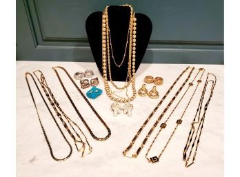 Large Assortment Of Ladies Costume Jewelry