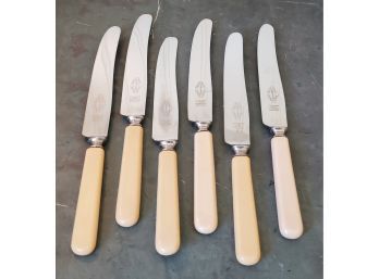 Vintage Royal Brand Cutlery Co Sheffield England Dinner Knives