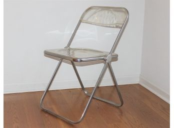 MCM Chrome And Lucite/Acrylic Chair From Krueger