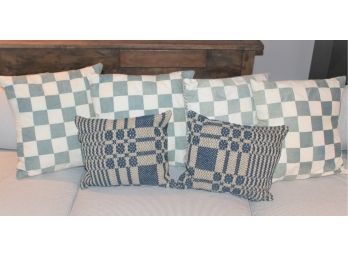 Lot Of Six Decorative Throw Pillows