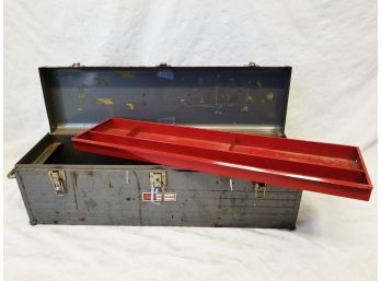 Vintage Sears Craftsman Tool Box With Removeable Tray