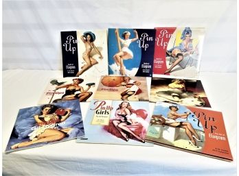 Eleven Pinup Girl Picture Calendars By Gil Elvgren