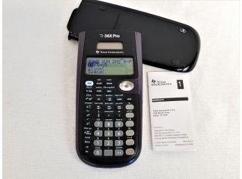 Texas Instruments TI-36X Pro Science Calculator With Case