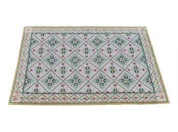 Camber Collection By Merza Design Needle Point Rug Approx 4' X 6'