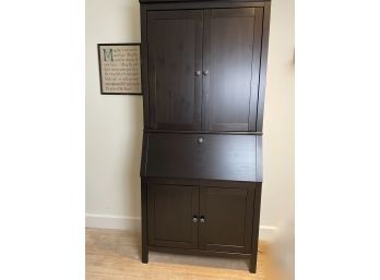 Tall Secretary Desk With Storage