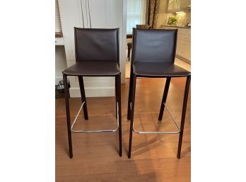 Set Of Two Counter Height Chairs (One Of Two Sets)