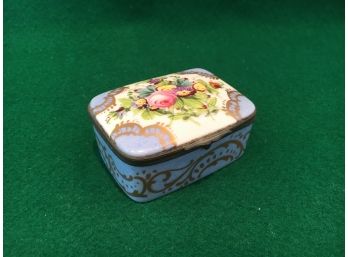 Handpainted Antique French Dresser Box