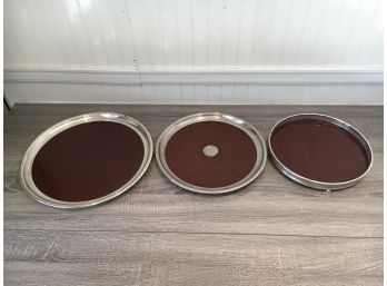 Group Of 3 Serving Trays