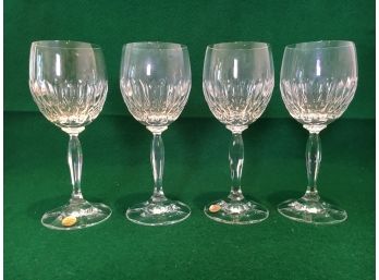 Set Of 4 Crystal Glasses Echt Bleikristall Germany