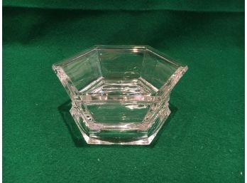 Tiffany And Co Crystal Hexagonal Bowl