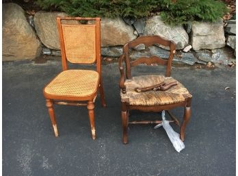 2 Chairs Including Philip Strobel