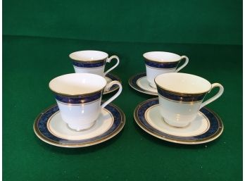 Set Of 4 Teacups And Saucers Royal Doulton Stanwyck