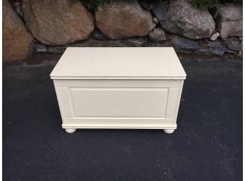 Painted Wood Storage Chest