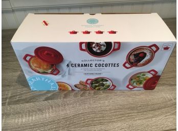 Brand New Martha Stewart Set Of 4 Cocottes