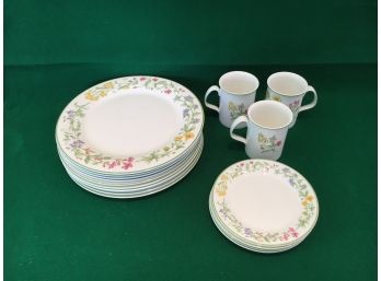 16 Piece Lot Of Dishes Made In England