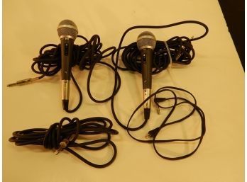 Atus Microphones  (2)- ATR 30 With Cords - Audio Technica