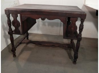 Desk/sofa Table With Book Shelves