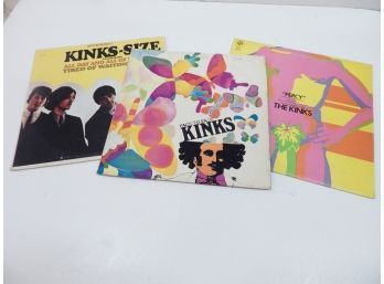 Kinks Music Albums Set Of 3 Vinyl