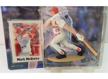 2000 Starting Lineup Mark McQuire Baseball Card And Figurine Never Opened