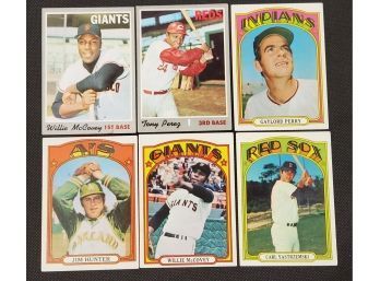 Lot Of 6 Baseball Cards