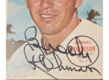 Brooks Robinsons Baseball Pin Up 1967