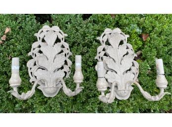 Weathered Sconces