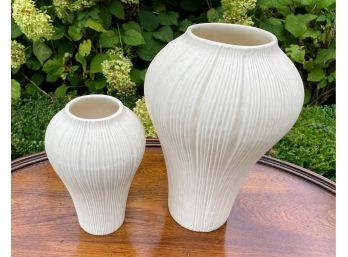 Textured Ceramic Vases