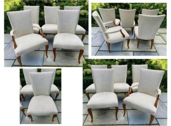 Set Of 10 Baker Furniture Dining Chairs - Great Condition!