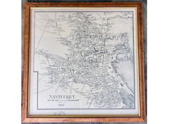 Framed Nantucket Map