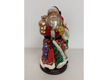 Thomas Pacconi Classic Blown Glass Santa Claus