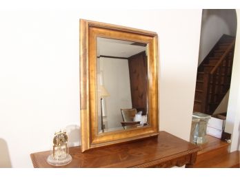 Gilt Framed Beveled Mirror