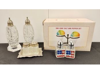 Salt & Pepper Shaker Lot (4 Pairs)