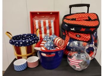 Red, White & Blue Patriotic Picnic Lot