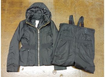 Girl's Candie's Black Winter Jacket & Snow Pants