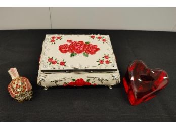 Jewelry Box, Bird Trinket Box, Paperweight