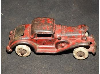 Old Hubley Cast Iron Car With Rumble Seat Original Paint