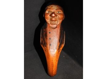 Vintage Anri Wooden Carved Old Man Nut Cracker