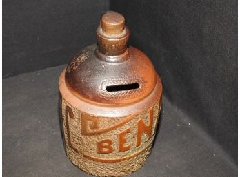 Old Stoneware Jug Bank