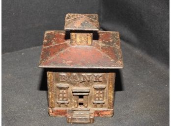 Antique Cast Iron Kenton Bank Still Has Original Paint